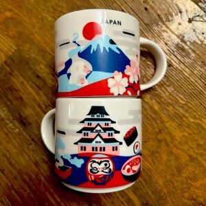 Pair of Starbucks "Been There" Series Japan Mugs